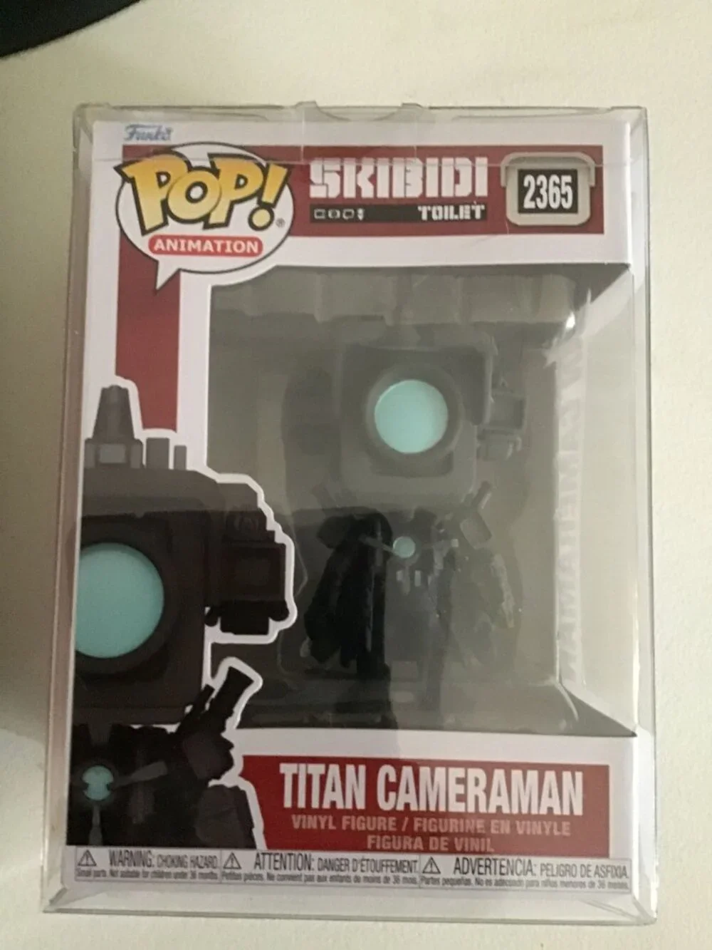 Funko Pop Skibidi Toilet Titan Cameraman #2365 Vinyl Figure YouTube w/Protector